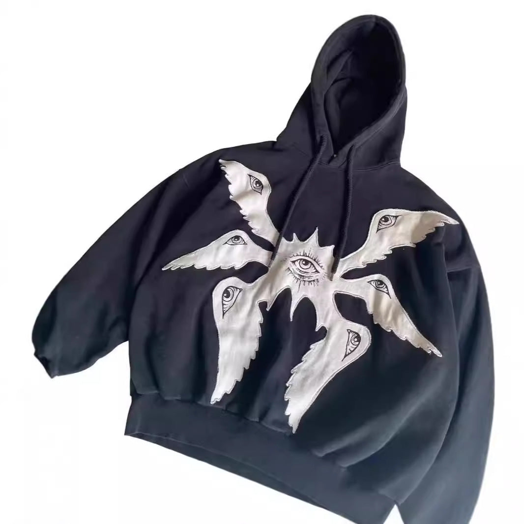 Gothic Angel Wings Hoodie