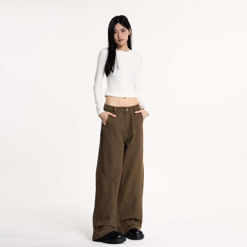 Washed Utility Cargo Pants