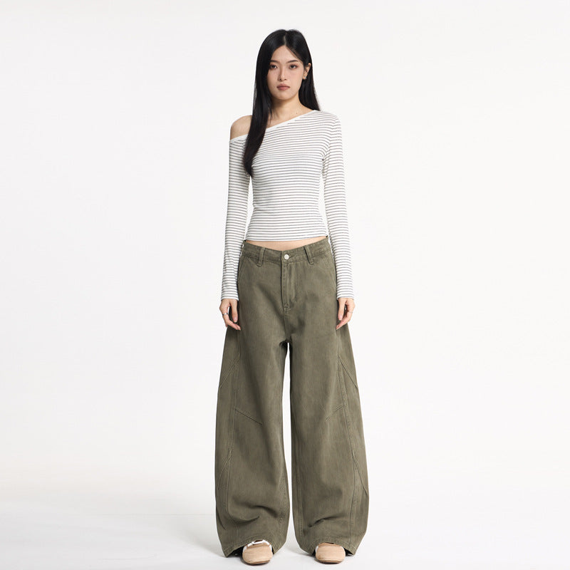 Washed Utility Cargo Pants