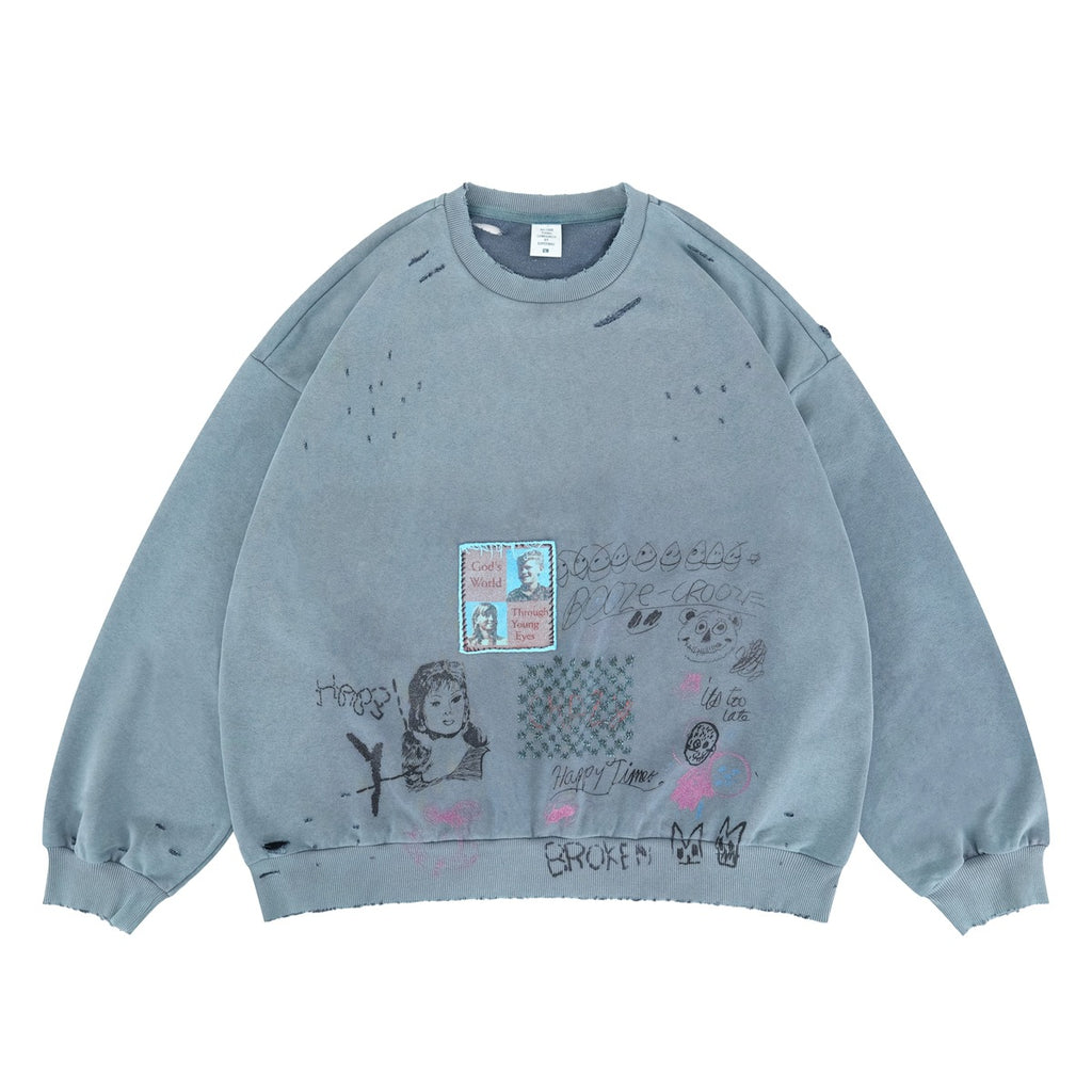 Distressed Vintage Crewneck