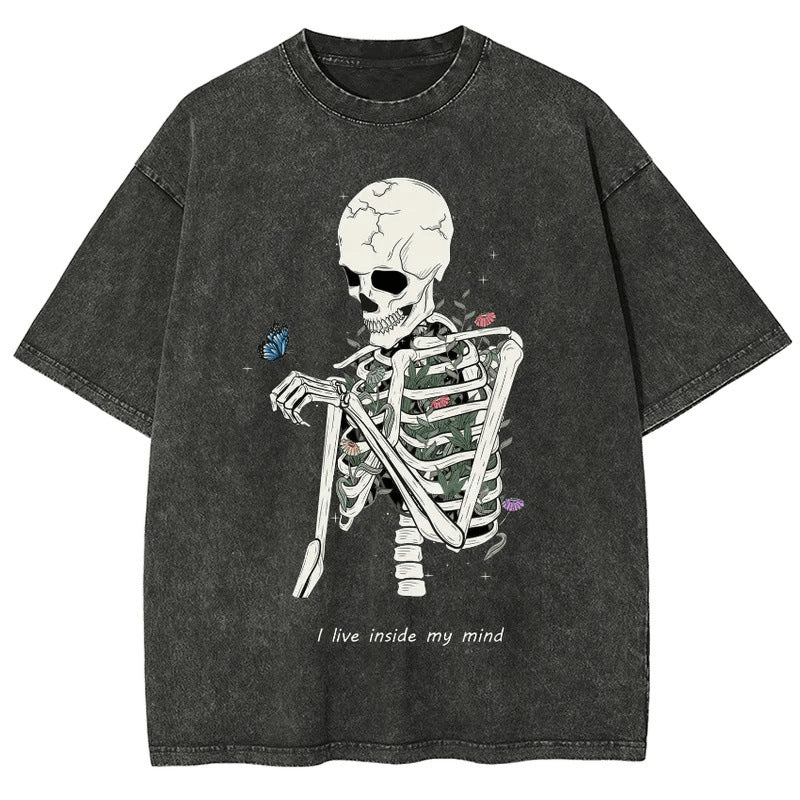 Vintage Skull Graphic Tee