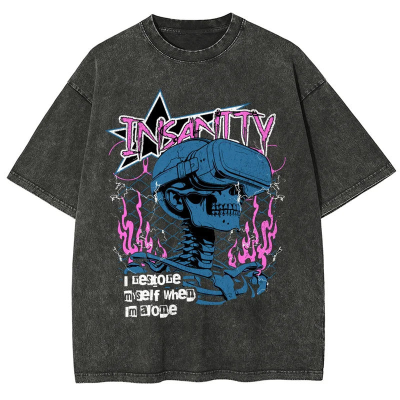 Vintage Skull Graphic Tee
