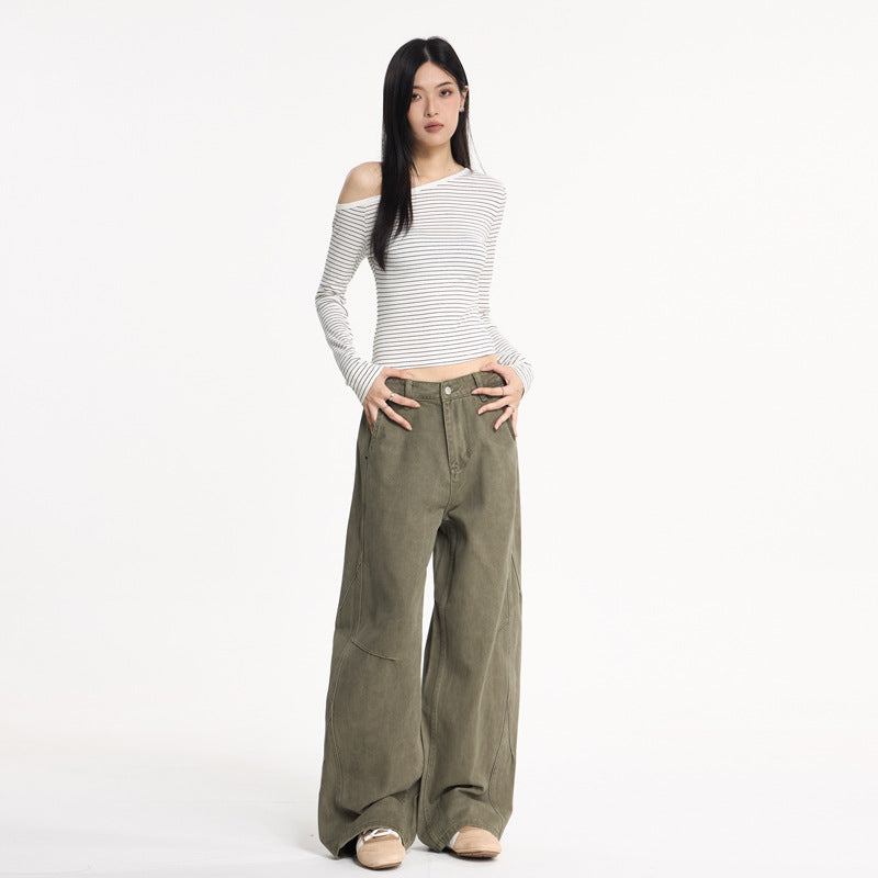 Washed Utility Cargo Pants