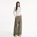 Washed Utility Cargo Pants