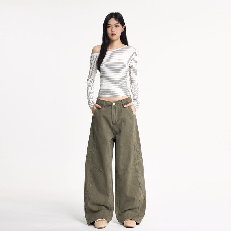 Washed Utility Cargo Pants