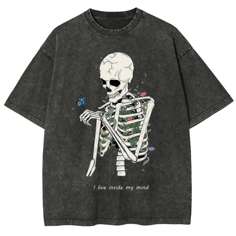 Vintage Skull Graphic Tee