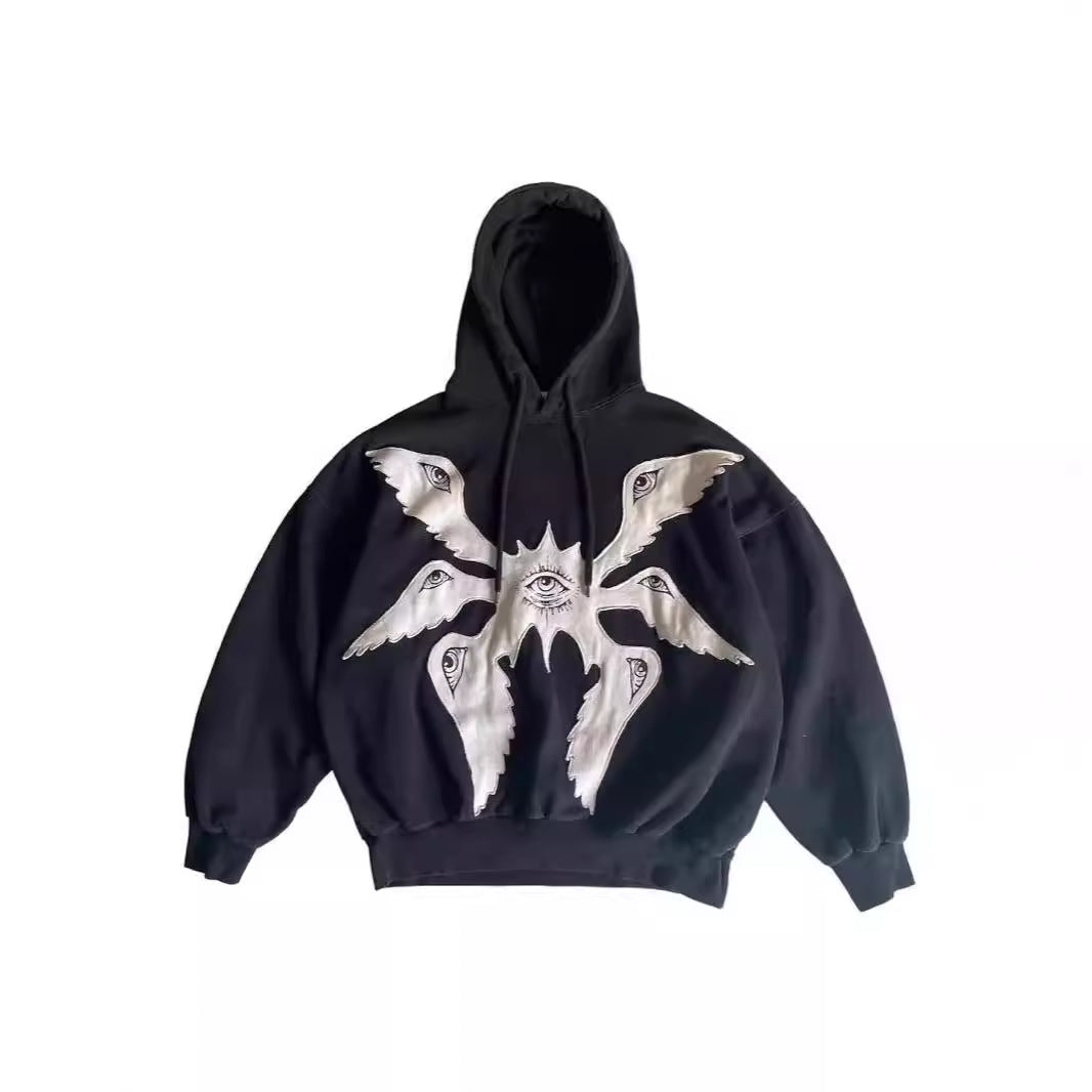 Gothic Angel Wings Hoodie